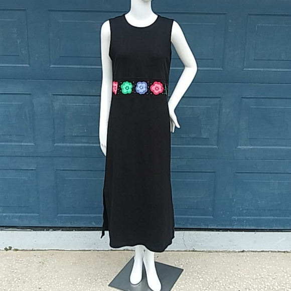 BECHAMEL  Ladies Embroidered💐 2PC Maxi Dress - Picture 2 of 15